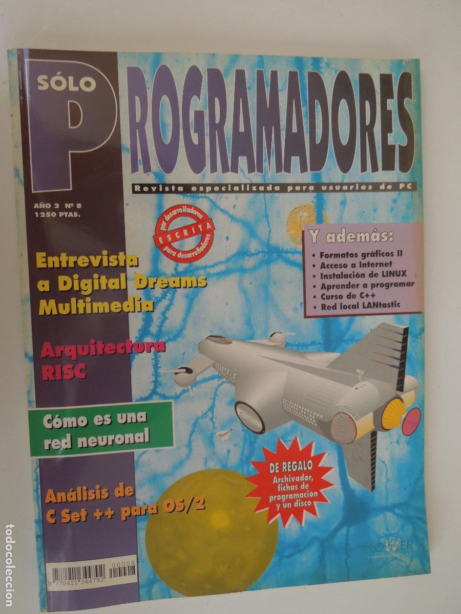 Coleccionismo de revistas y peri&oacute;dicos: SOLO PROGRAMADORES REVISTA N&ordm; 8 - PARA USUARIOS DE PC