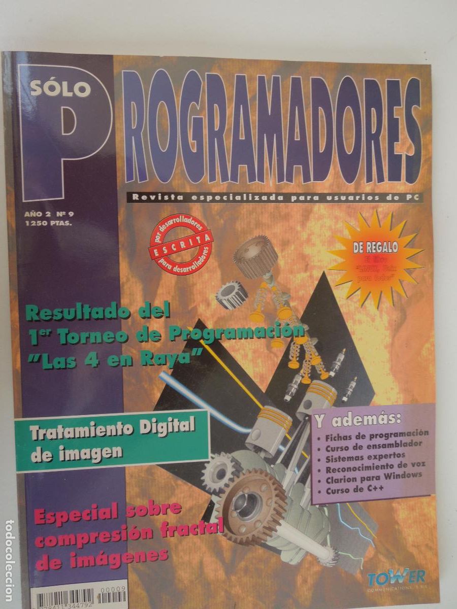 Coleccionismo de revistas y peri&oacute;dicos: SOLO PROGRAMADORES REVISTA N&ordm; 9 - PARA USUARIOS DE PC - VER INDICE