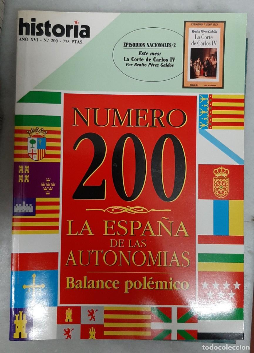 Coleccionismo de revistas y peri&oacute;dicos: Lote de 47 ejemplares de la revista Historia 16.