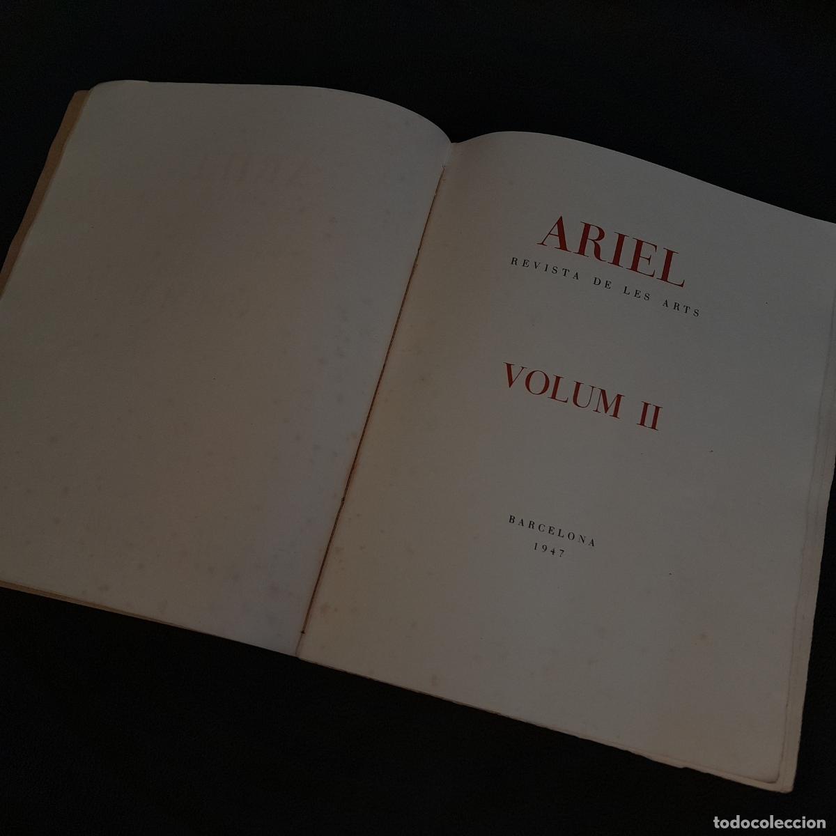 Colecionismo de Revistas e Jornais: L-6767. ARIEL. REVISTA DE LES ARTS. VOLUM II DEL N&ordm; 9 AL 14. 1947.