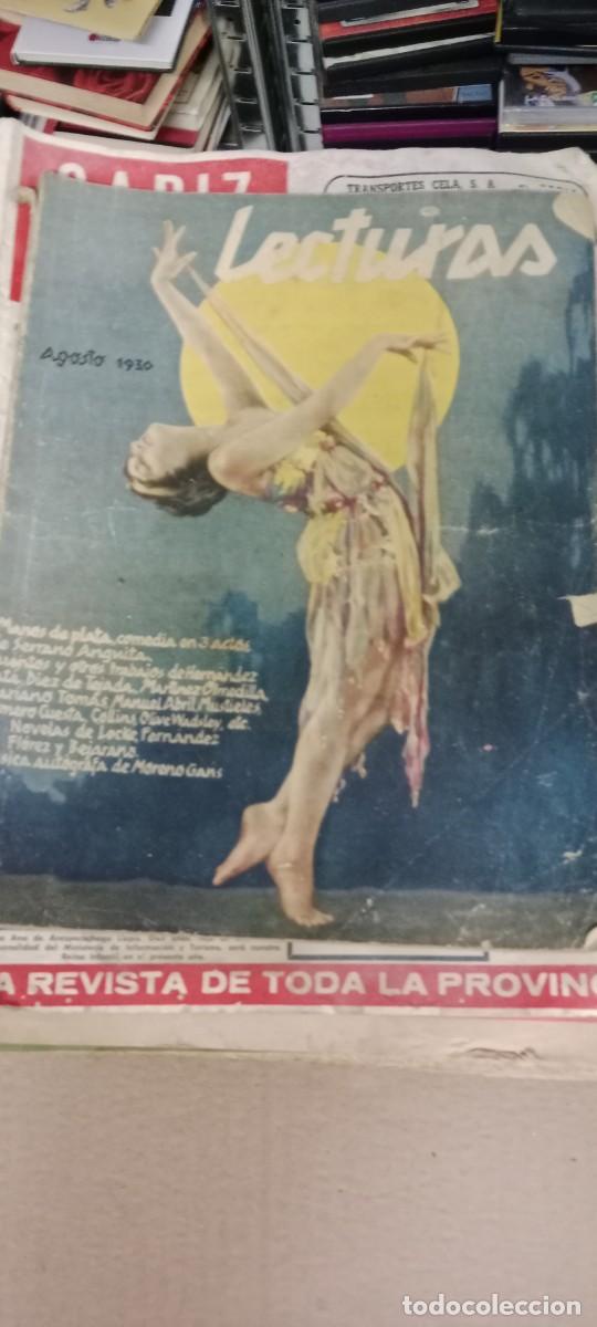 Coleccionismo de revistas y peri&oacute;dicos: REVISTA LECTURAS NUMERO 111 AGOSTO 1930 REVISTA CU-07
