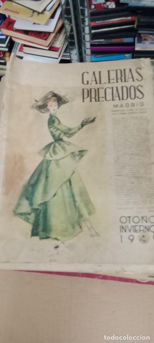Coleccionismo de revistas y peri&oacute;dicos: CATALOGO PUBLICITARIO GALERIAS PRECIADOS OTO&Ntilde;O-INVIERNO 1949 REVISTA CU-07