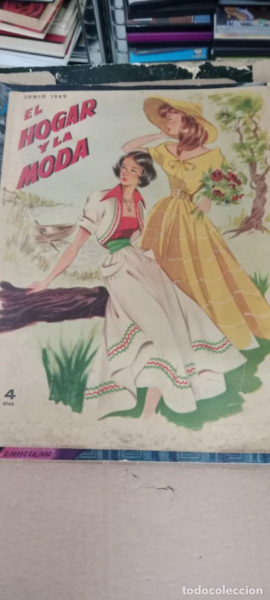 Colecionismo de Revistas e Jornais: EL HOGAR Y LA MODA JUNIO 1949 REVISTA CU-07