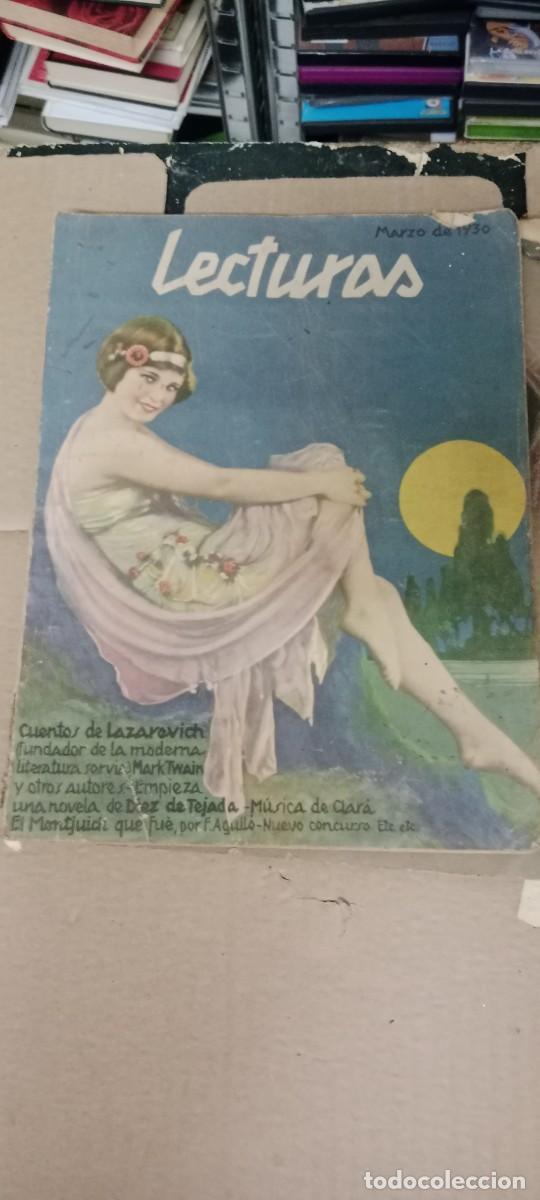 Coleccionismo de revistas y peri&oacute;dicos: LECTURAS MARZO 1930 REVISTA CU-07