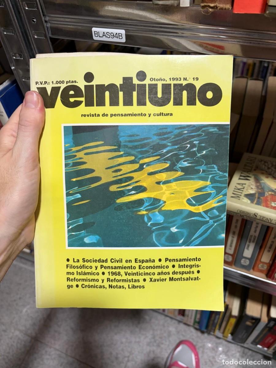 Coleccionismo de revistas y peri&oacute;dicos: BLAS94B Veintiuno. Revista de pensamiento y cultura, n&ordm; 19, Oto&ntilde;o 1993.