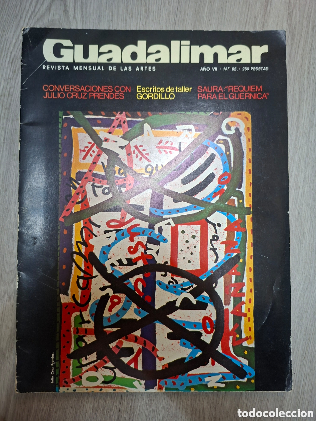 Coleccionismo de revistas y peri&oacute;dicos: Revista mensual de las Artes Guadalimar N&ordm; 62 (A&ntilde;o VII - Noviembre 1981) Madrid