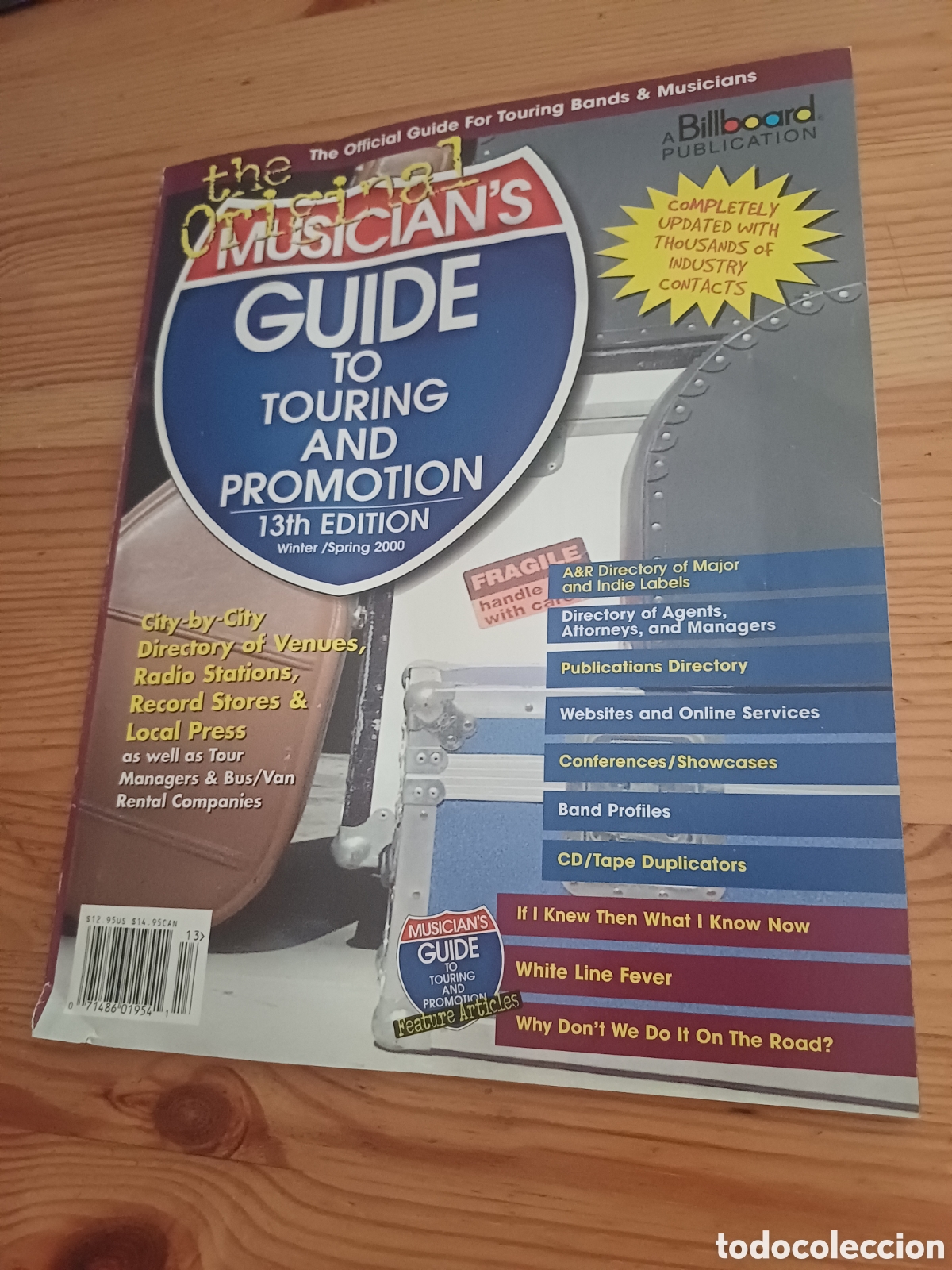 Coleccionismo de revistas y peri&oacute;dicos: The Original Musician's guide to touring and promotion 13th edition Winter Spring 2000
