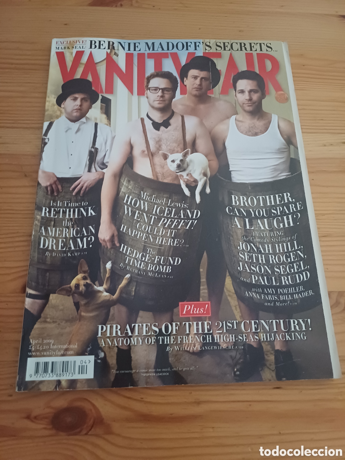 Coleccionismo de revistas y peri&oacute;dicos: Vanity Fair Bernie Madoff Secrets Scarlett Johansson Wall Street Mortimer Comedy new legends humor