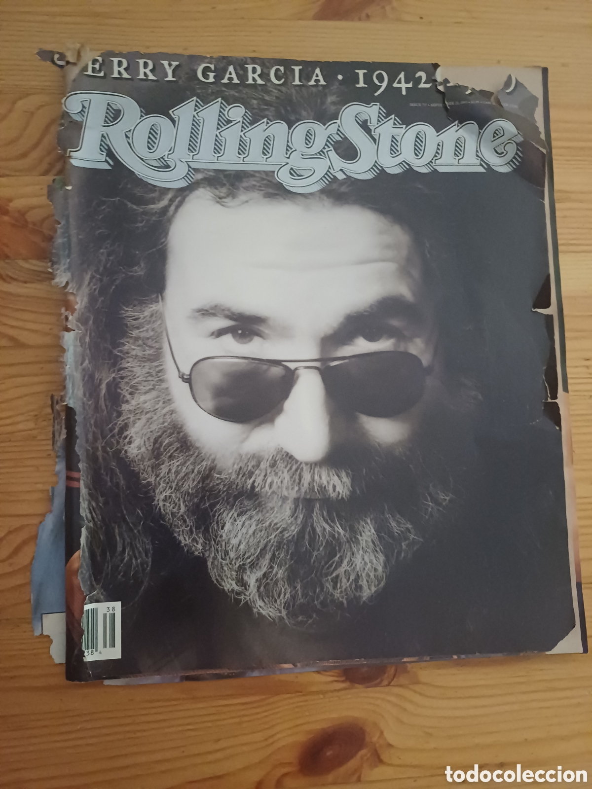 Coleccionismo de revistas y peri&oacute;dicos: Rolling Stone Jerry Garcia Annie Leibovitz cubiertas rotas September 1995