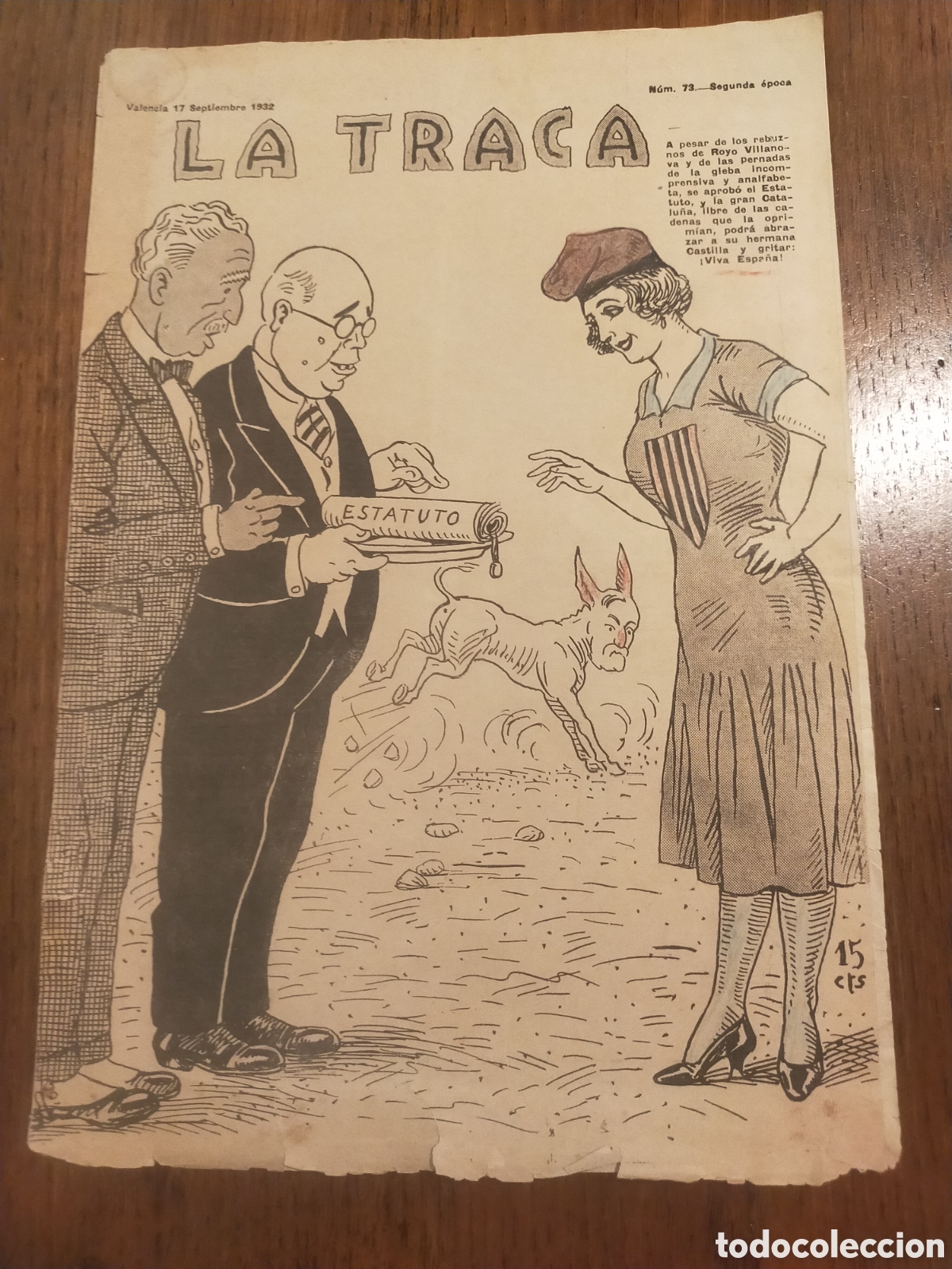 Coleccionismo de revistas y peri&oacute;dicos: HOJA REVISTA LA TRACA