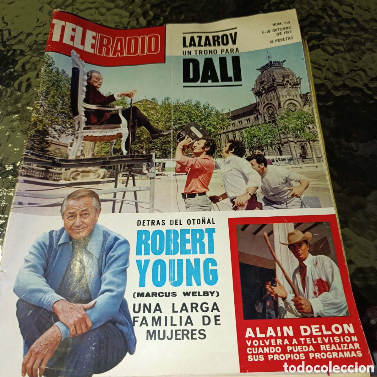Colecionismo de Revistas e Jornais: Dal&iacute;, Teleradio, n&uacute;mero 719, publicada entre el 4 y el 10 de octubre de 1971.