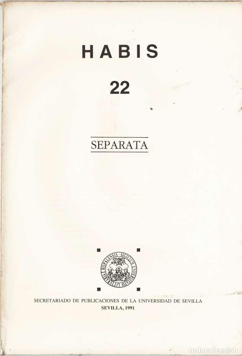 Coleccionismo de revistas y peri&oacute;dicos: Habis 22. Separata