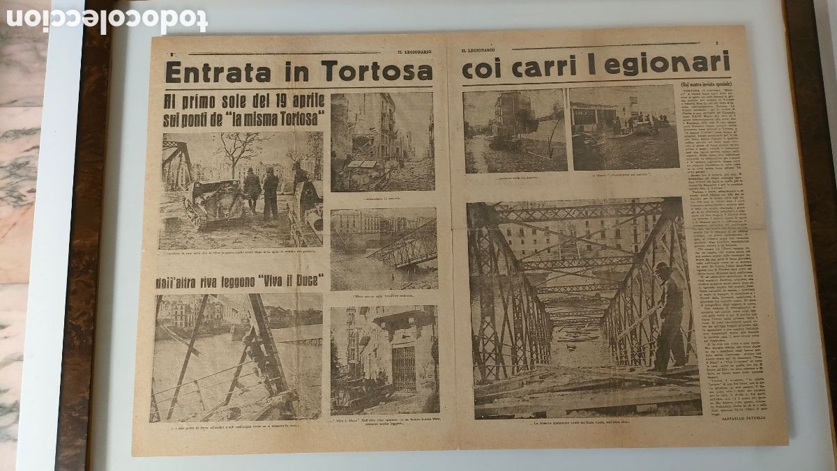 Coleccionismo de revistas y peri&oacute;dicos: GUERRA CIVIL TORTOSA. EXCEPCIONAL DOCUMENTO DE GUERRA.