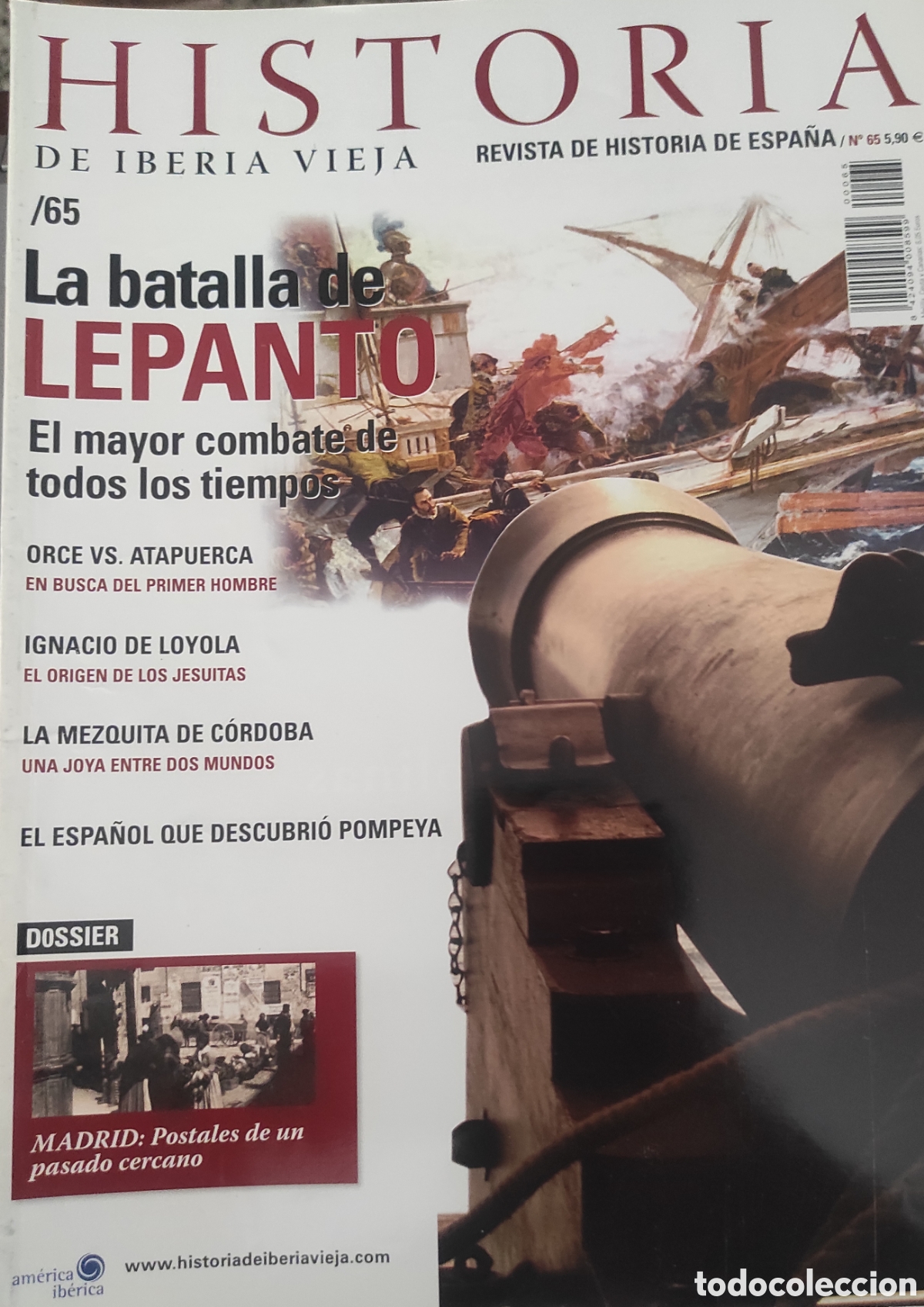 Coleccionismo de revistas y peri&oacute;dicos: Historia de Iberia Vieja. Batalla Lepanto