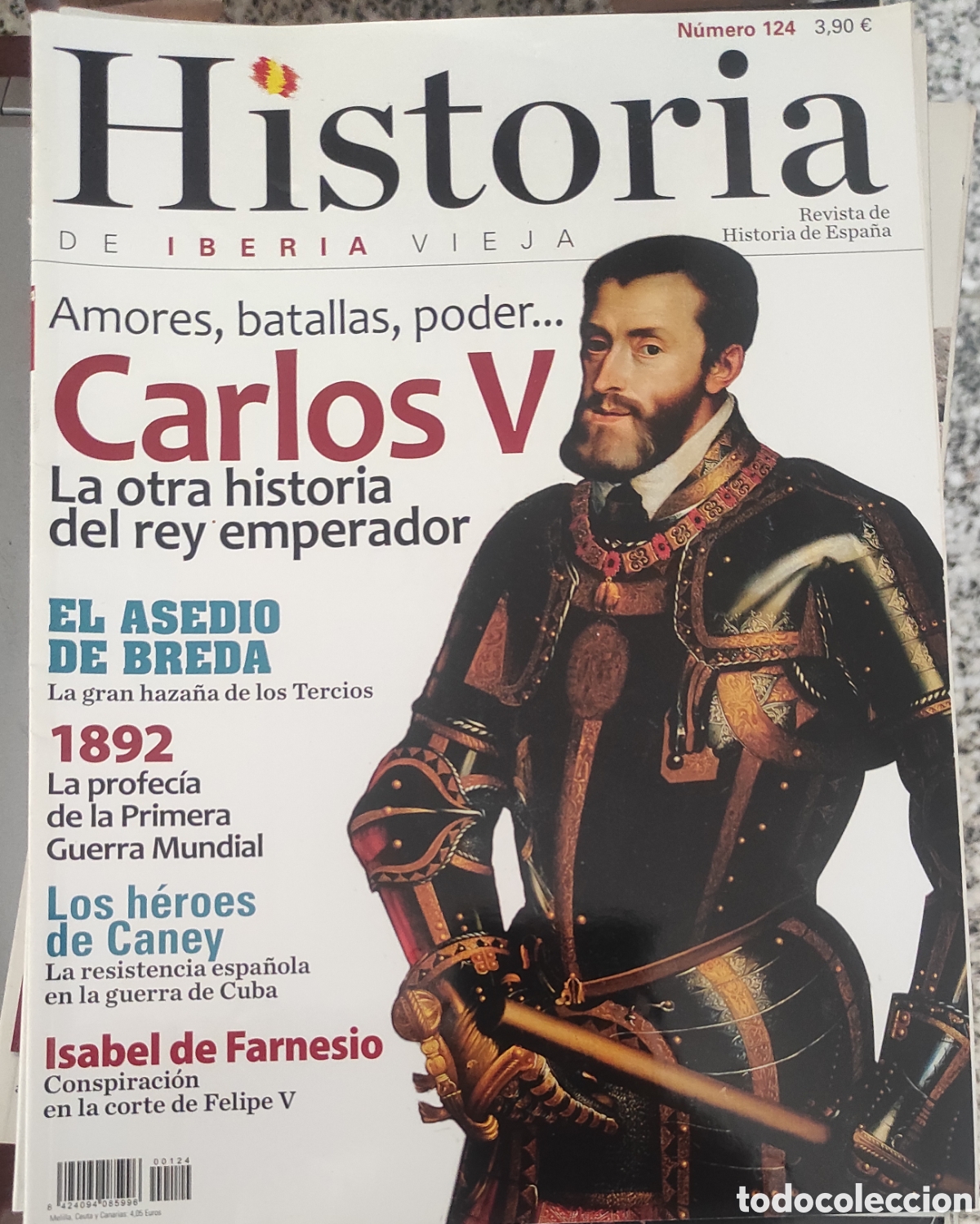 Coleccionismo de revistas y peri&oacute;dicos: Historia de Iberia Vieja.Carlos V