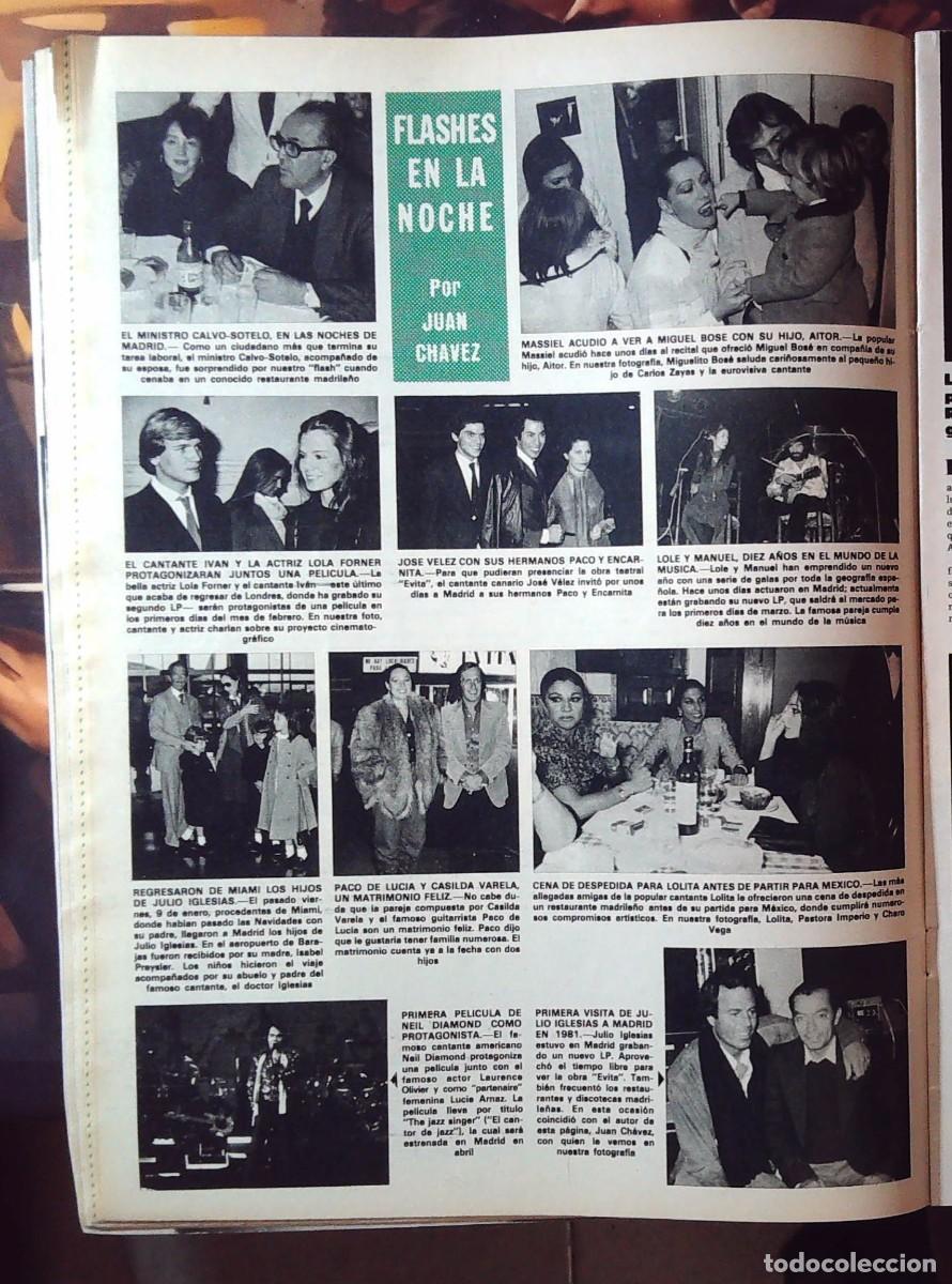 Coleccionismo de revistas y peri&oacute;dicos: lole y manuel julio iglesias neil diamond paco de lucia enrique iglesias leopoldo calvo sotelo