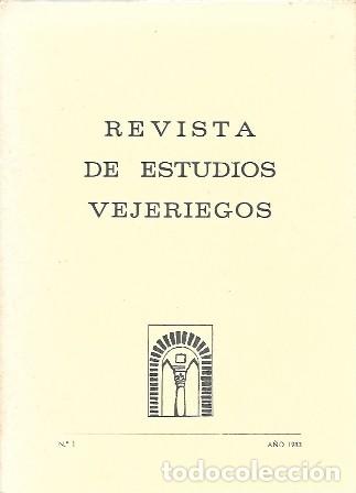 Coleccionismo de revistas y peri&oacute;dicos: REVISTA DE ESTUDIOS VEJERIEGOS N&ordm; 1 A&Ntilde;O 1983 - A-CA-4529