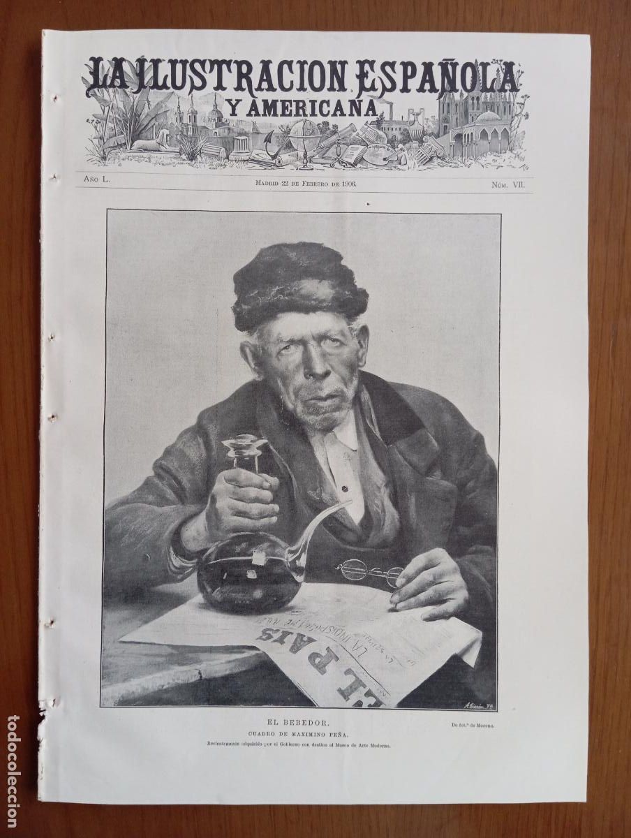 Coleccionismo de revistas y peri&oacute;dicos: La Ilustraci&oacute;n Espa&ntilde;ola y Americana. 22 febrero 1906