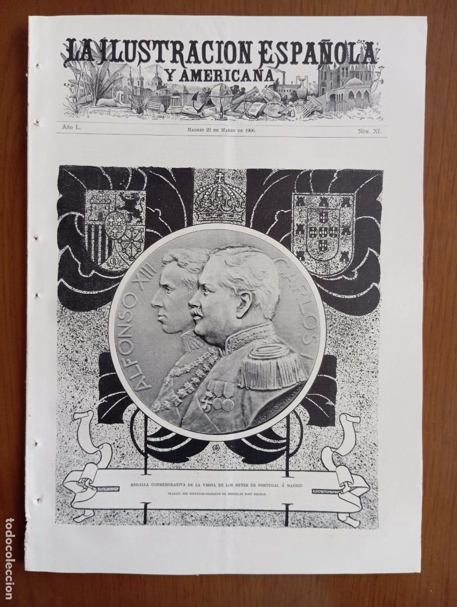 Coleccionismo de revistas y peri&oacute;dicos: La Ilustraci&oacute;n Espa&ntilde;ola y Americana. 22 marzo 1906