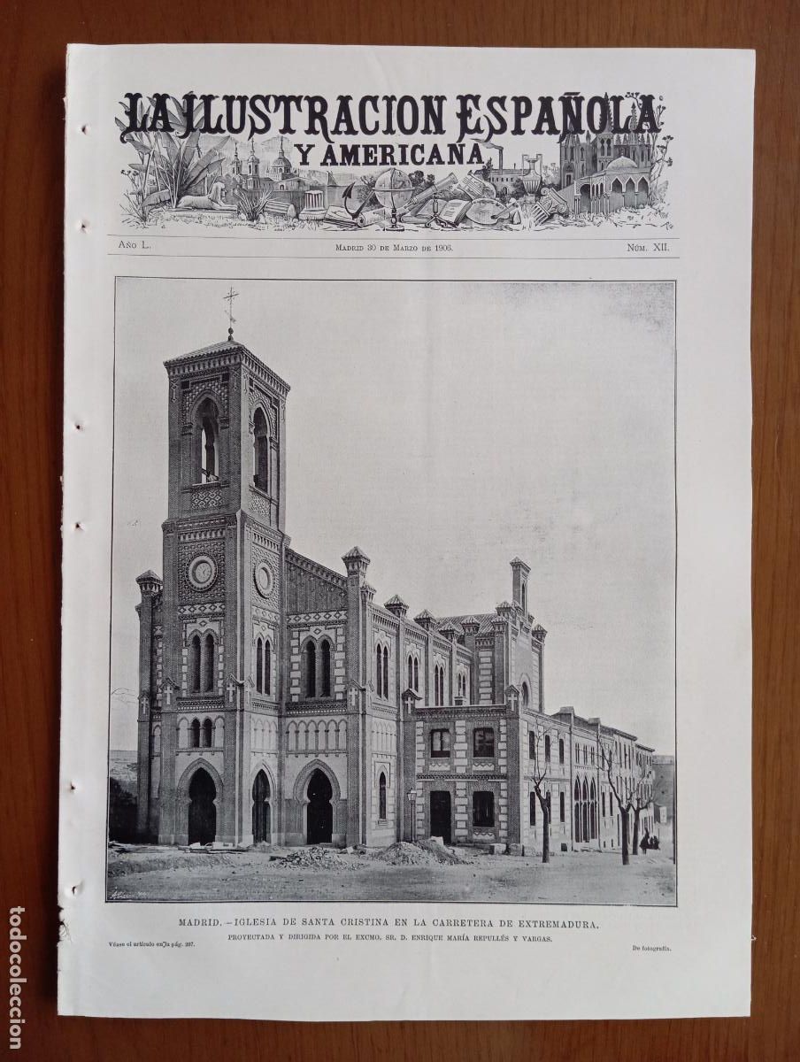 Coleccionismo de revistas y peri&oacute;dicos: La Ilustraci&oacute;n Espa&ntilde;ola y Americana. 30 marzo 1906