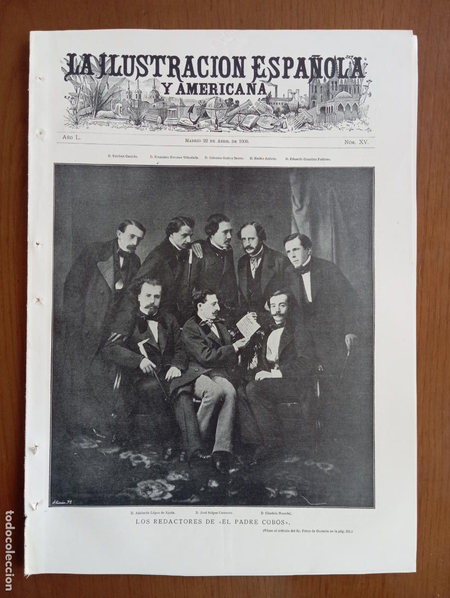 Coleccionismo de revistas y peri&oacute;dicos: La Ilustraci&oacute;n Espa&ntilde;ola y Americana. 22 abril 1906