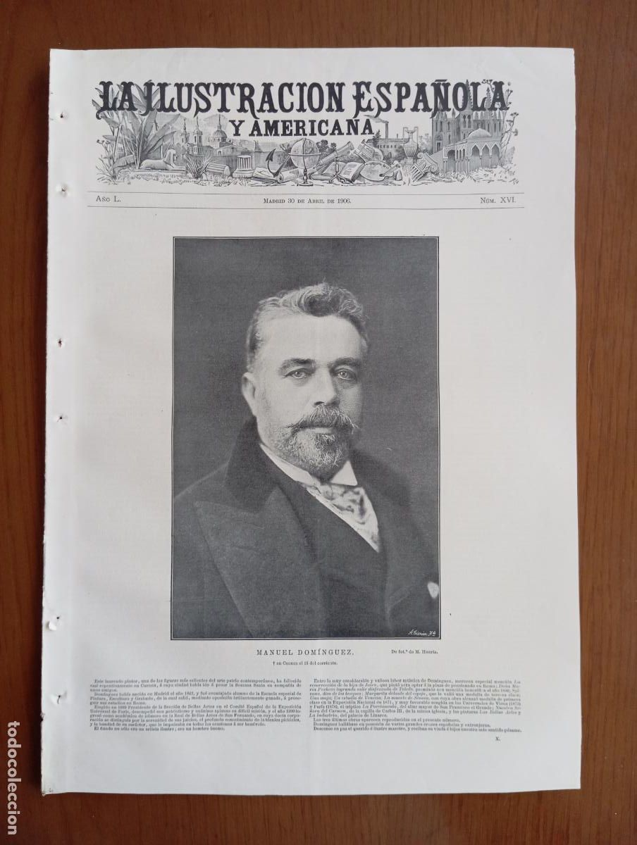 Coleccionismo de revistas y peri&oacute;dicos: La Ilustraci&oacute;n Espa&ntilde;ola y Americana. 30 abril 1906