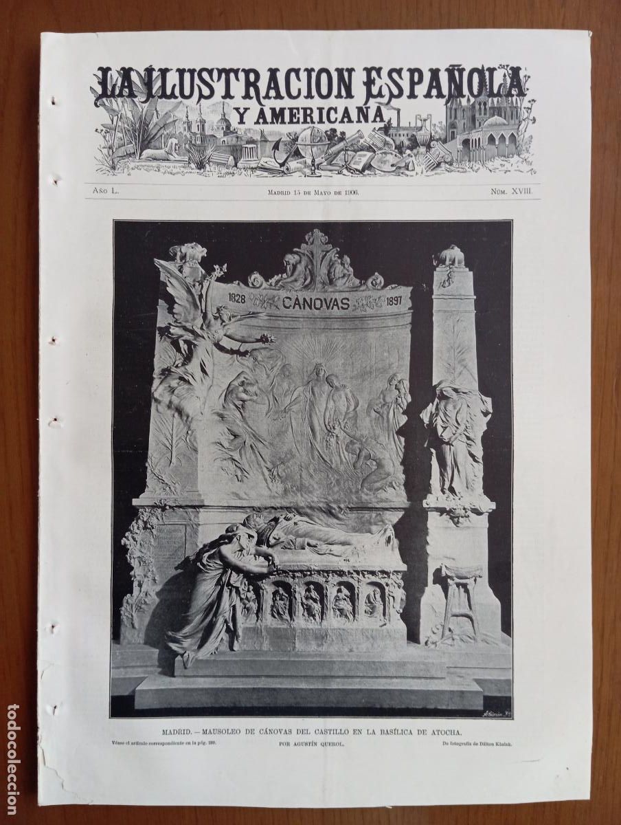 Coleccionismo de revistas y peri&oacute;dicos: La Ilustraci&oacute;n Espa&ntilde;ola y Americana. 15 mayo 1906