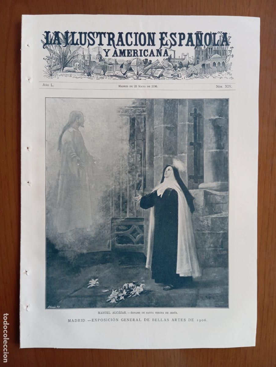 Coleccionismo de revistas y peri&oacute;dicos: La Ilustraci&oacute;n Espa&ntilde;ola y Americana. 22 mayo 1906