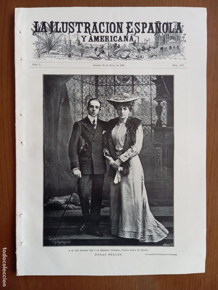 Coleccionismo de revistas y peri&oacute;dicos: La Ilustraci&oacute;n Espa&ntilde;ola y Americana. 30 mayo 1906