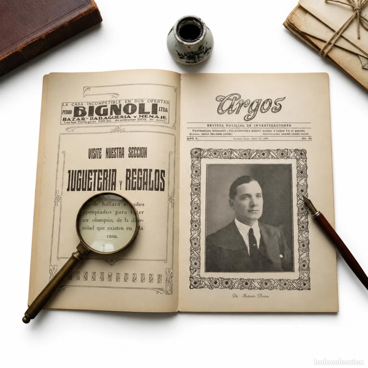 Coleccionismo de revistas y peri&oacute;dicos: ARGOS &ndash; REVISTA POLICIAL DE INVESTIGACIONES LM