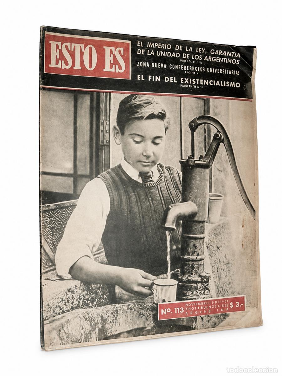 Coleccionismo de revistas y peri&oacute;dicos: ESTO ES &ndash; EL IMPERIO DE LA LEY Y EL FIN DEL EXISTENCIALISMO &ndash; N.&ordm; 113 LM