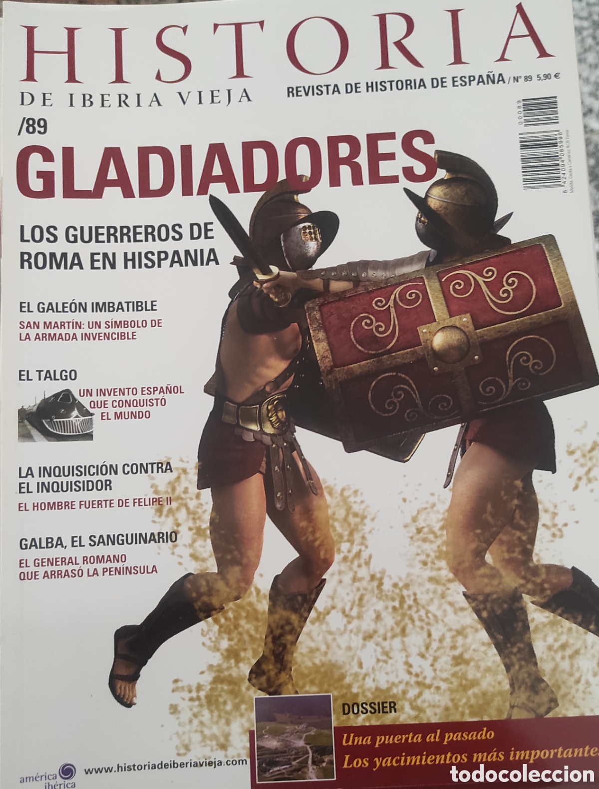 Coleccionismo de revistas y peri&oacute;dicos: Historia de Iberia Vieja. Gladiadores. Hispania
