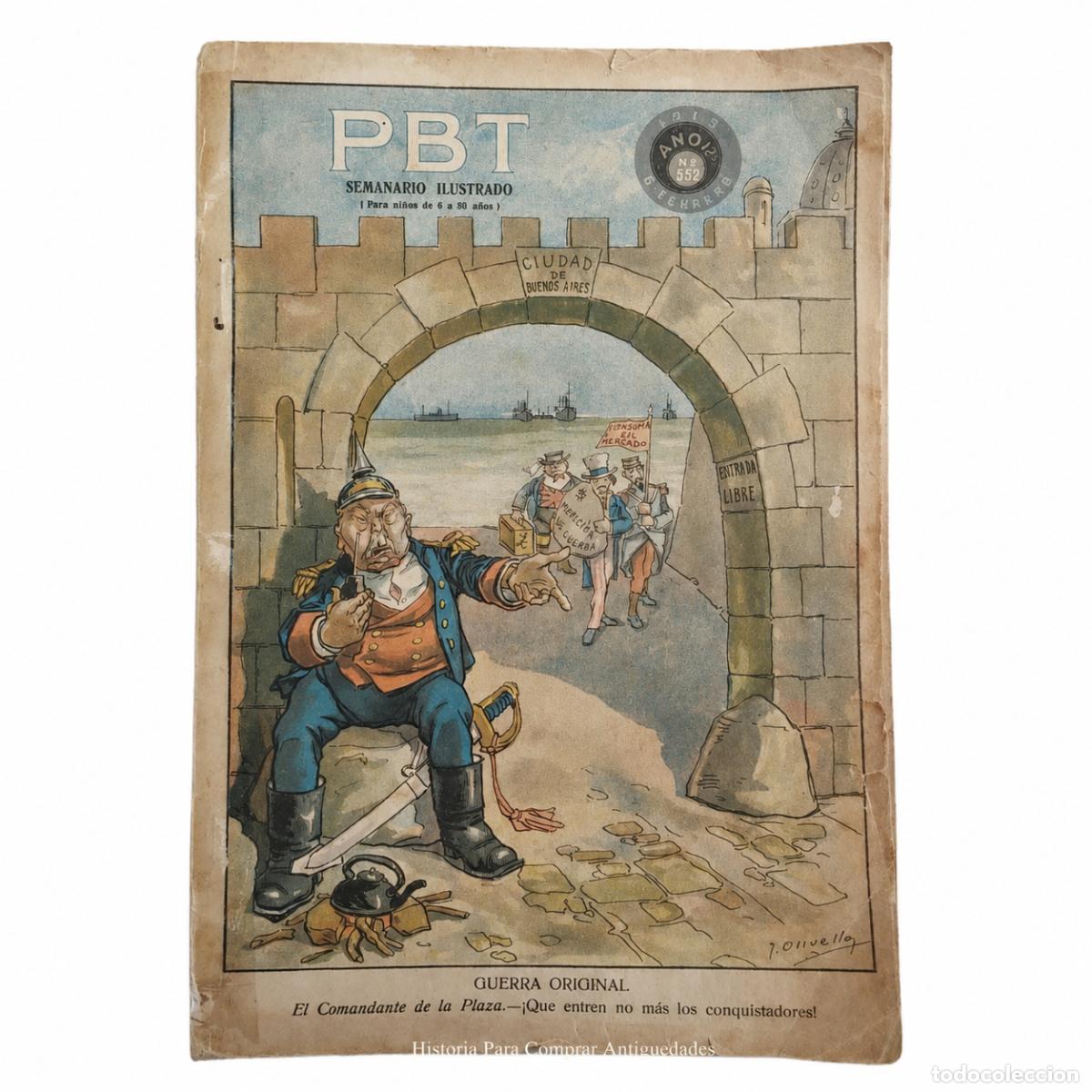 Coleccionismo de revistas y peri&oacute;dicos: PBT &ndash; Semanario ilustrado &ndash; N&uacute;mero 552 &ndash; LM