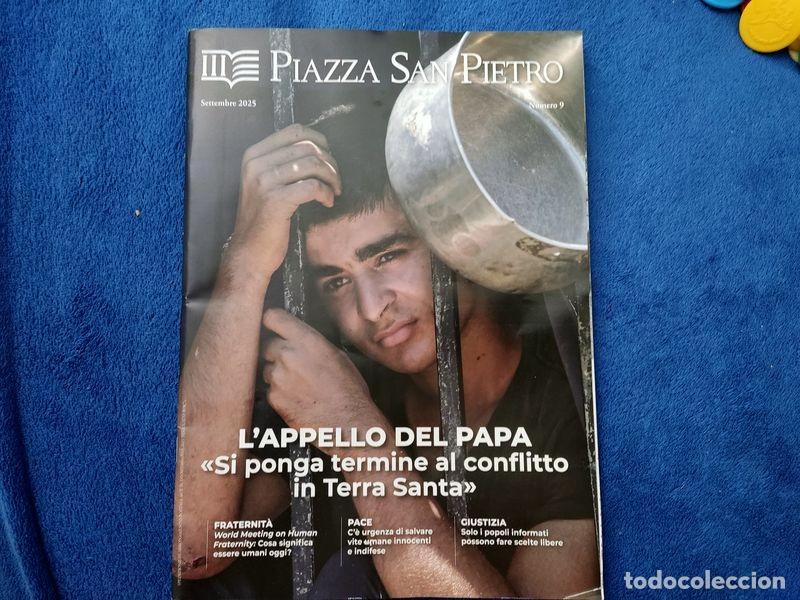 Sammeln von Zeitschriften und Zeitungen: REVISTA PIAZZA SAN PIETRO N&ordm; 9 SEPT 2025 PAPA LEON TERRA SANTA INFORMACION VATICANO