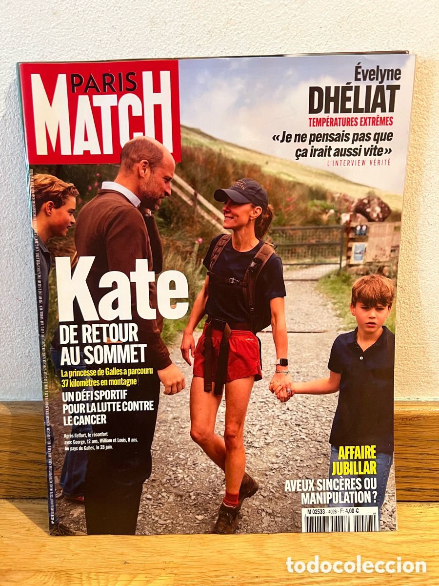 Coleccionismo de revistas y peri&oacute;dicos: Paris match n&uacute;mero 4028