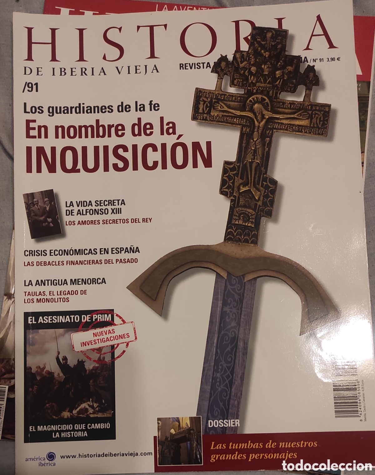 Coleccionismo de revistas y peri&oacute;dicos: Historia de Iberia Vieja. Inquisici&oacute;n.