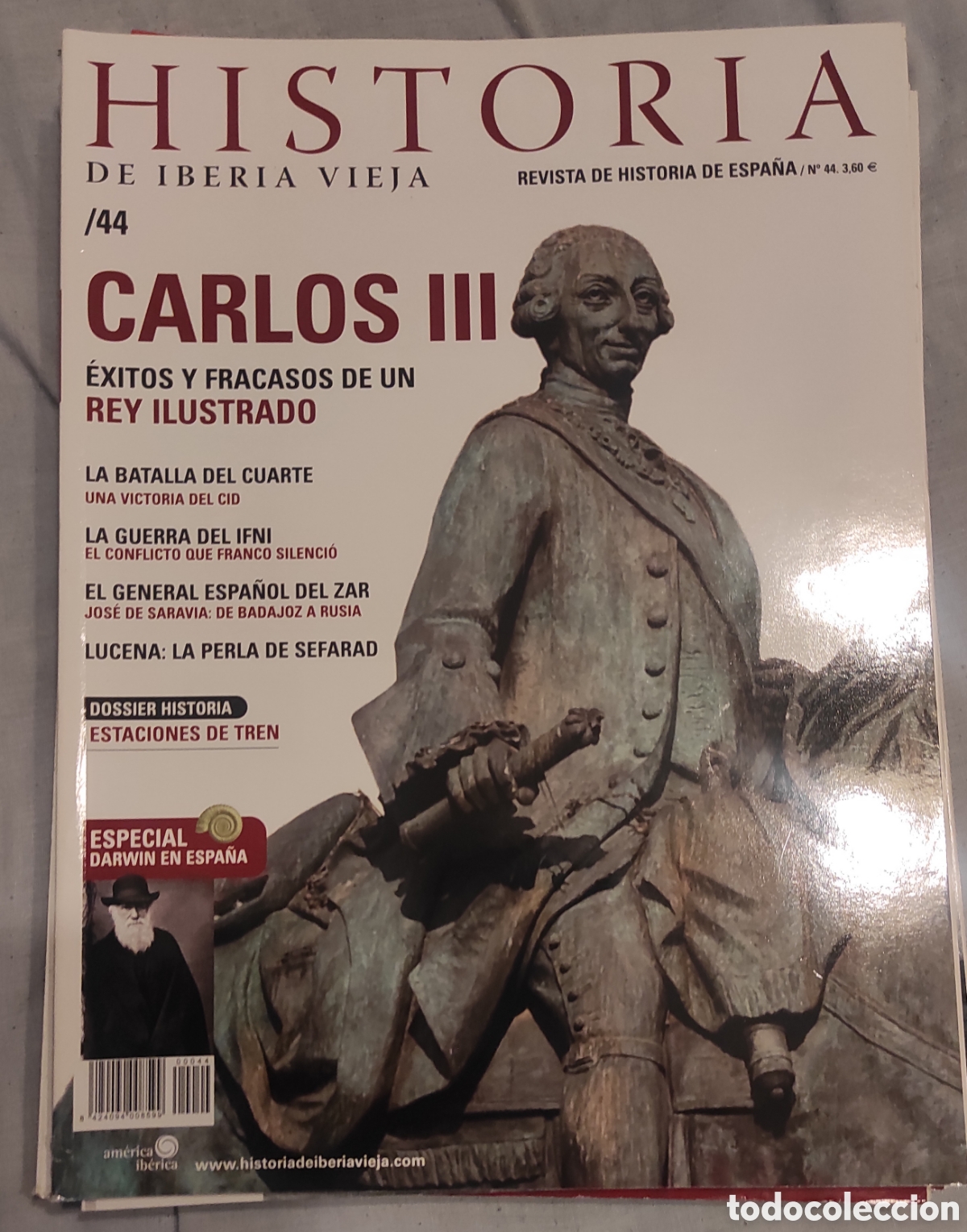 Coleccionismo de revistas y peri&oacute;dicos: Historia de Iberia Vieja. Carlos III
