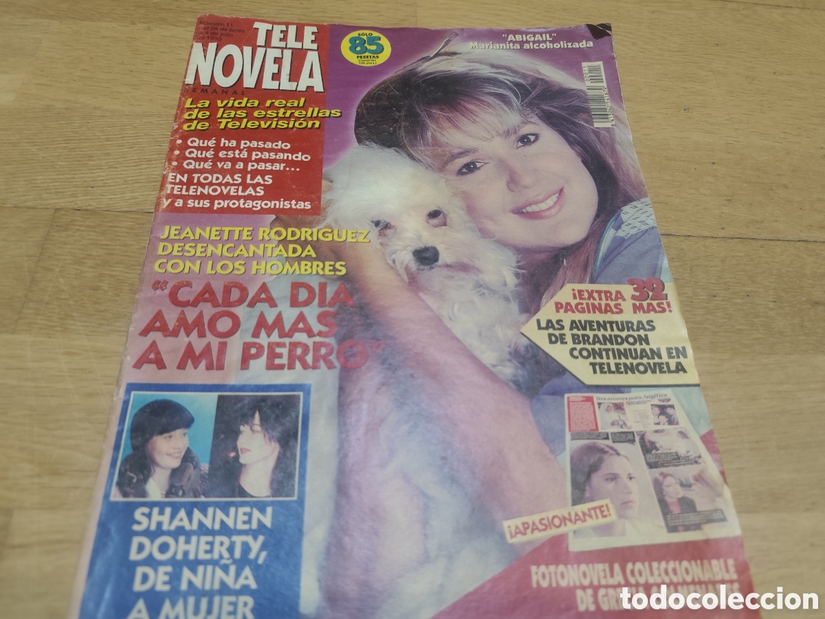 Coleccionismo de revistas y peri&oacute;dicos: Grecia Colmenares Gabriel Corrado Jeannette Rodr&iacute;guez Telenovela 1993