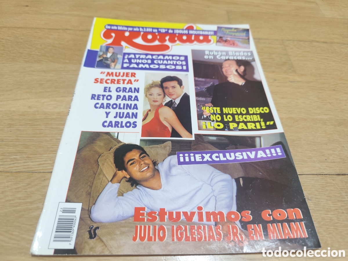 Coleccionismo de revistas y peri&oacute;dicos: Revista VENEZOLANA RONDA Thal&iacute;a Enrique Iglesias Gloria Trevi Alejandra Guzm&aacute;n Rub&eacute;n Blades UB40
