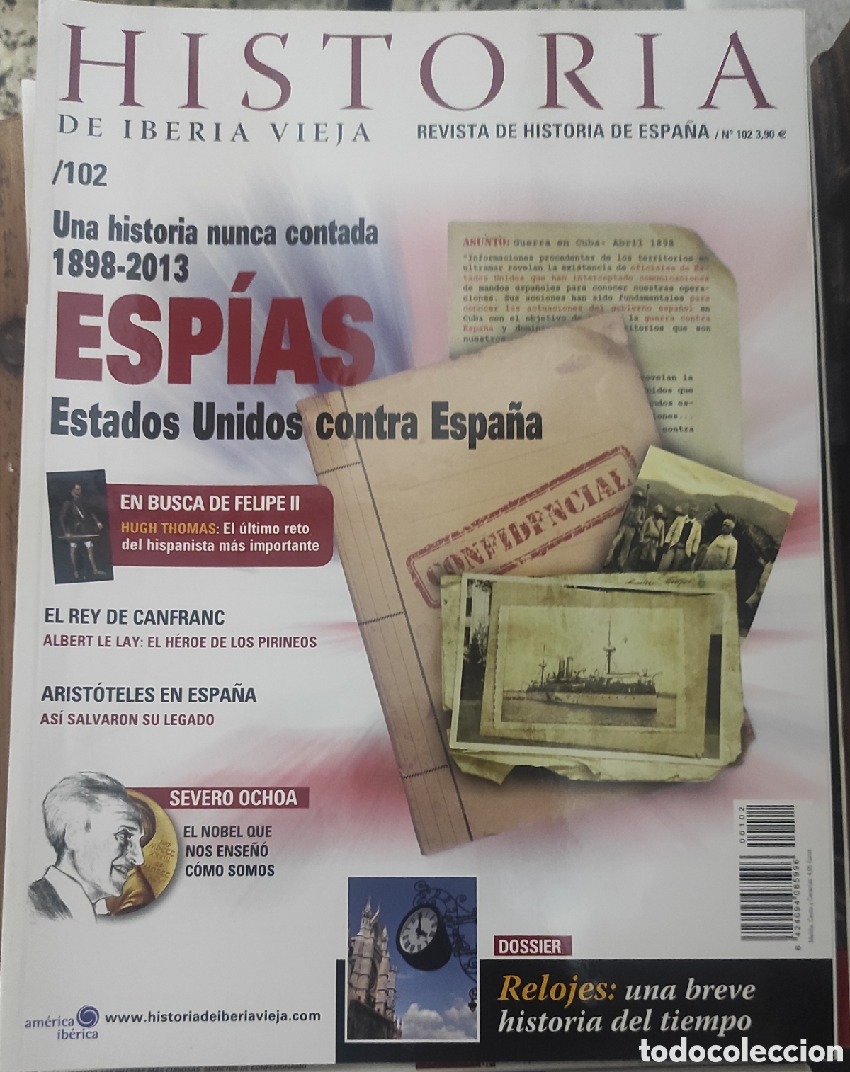 Coleccionismo de revistas y peri&oacute;dicos: Historia de Iberia Vieja. Esp&iacute;as.