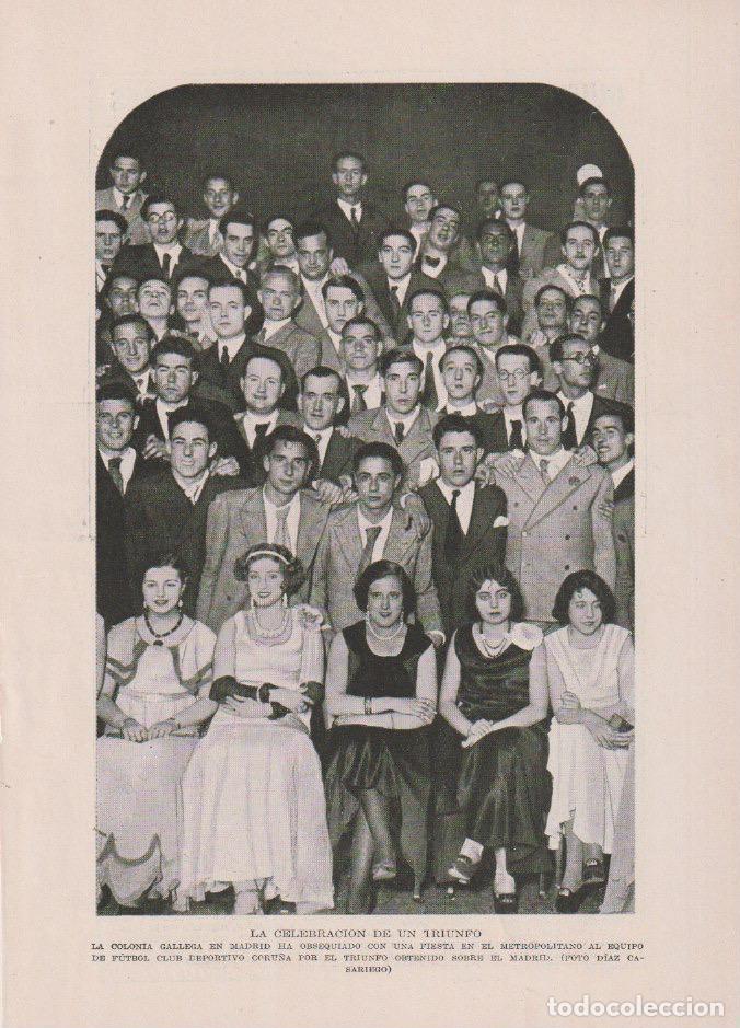 Coleccionismo de revistas y peri&oacute;dicos: * MADRID * F&Uacute;TBOL * Homenaje al Club Deportivo Coru&ntilde;a - 1932