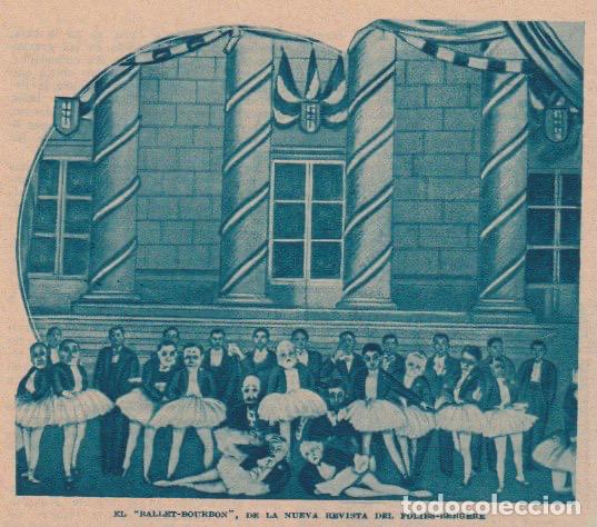 Collectionnisme de Revues et Journaux: * TEATRO * Josefina Baker, Lenormand, ballet Bourbon del Folies Bergere -1935