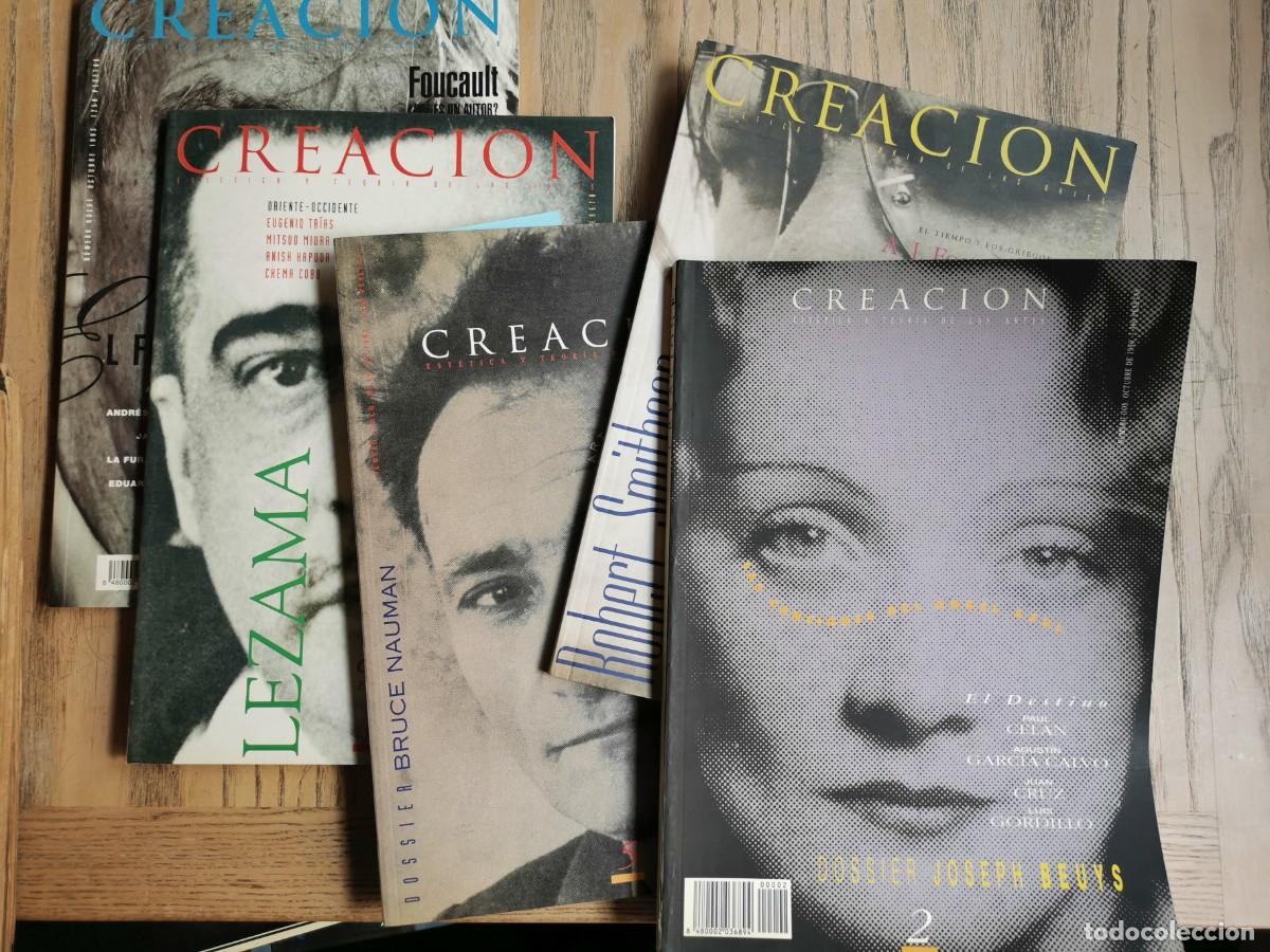 Coleccionismo de revistas y peri&oacute;dicos: Lote de seis ejemplares de la revista Creaci&oacute;n (2, 5, 7, 8 y 9) Madrid.