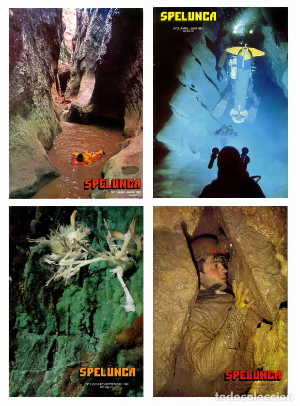 Coleccionismo de revistas y peri&oacute;dicos: REVISTA SPELUNCA N&ordm;. 1, 2, 3 Y 4 - 1981 - ESPELEOLOGIA