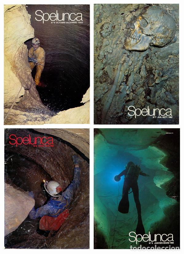 Coleccionismo de revistas y peri&oacute;dicos: REVISTA SPELUNCA N&ordm;. 5, 6, 7 Y 8 - 1982 - ESPELEOLOGIA