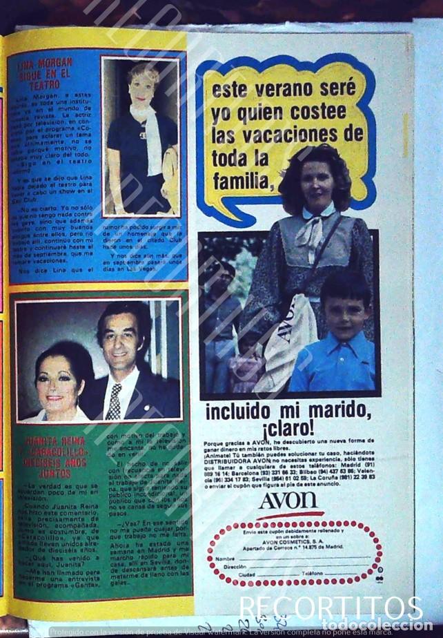 Coleccionismo de revistas y peri&oacute;dicos: JUANITA REINA LINA MORGAN