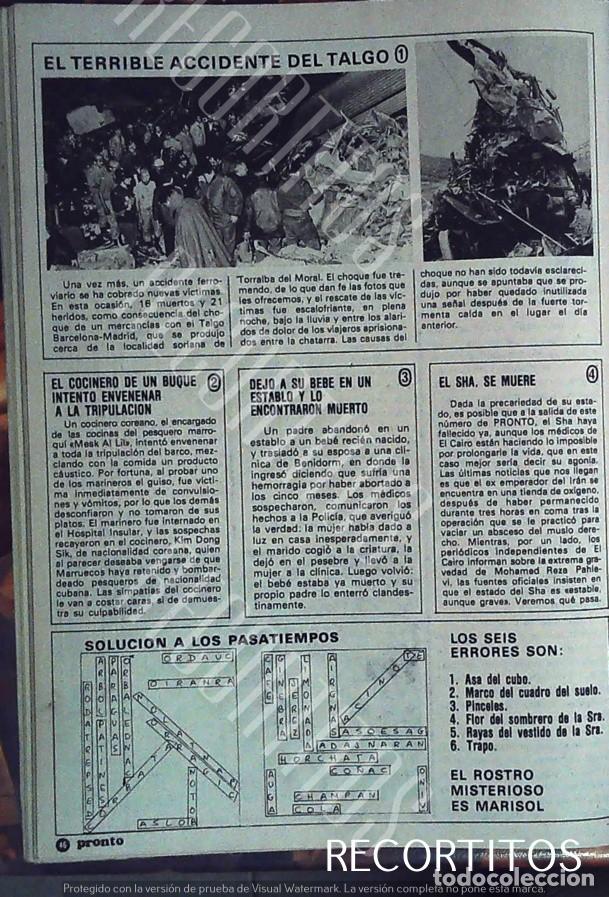 Coleccionismo de revistas y peri&oacute;dicos: 1980 accidente de talgo tren