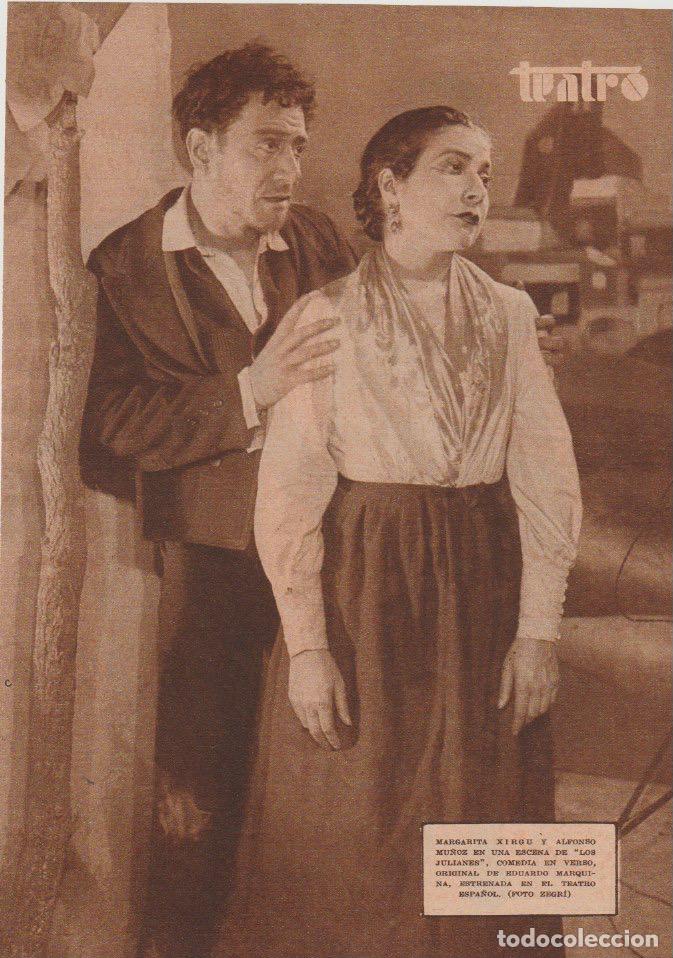 Coleccionismo de revistas y peri&oacute;dicos: * TEATRO * Los Julianes, de Eduardo Marquina, con Margarita Xirgu y Alfonso Mu&ntilde;oz - 1932