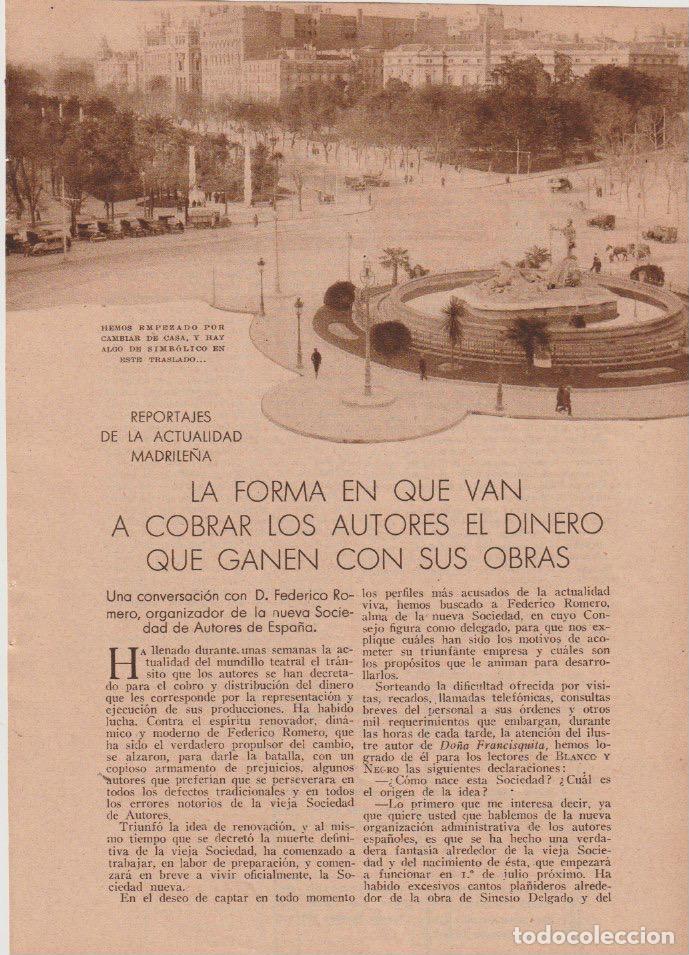 Coleccionismo de revistas y peri&oacute;dicos: Conversaci&oacute;n con D. Federico Romero, nueva sociedad de autores / Francisco Casares - 1932