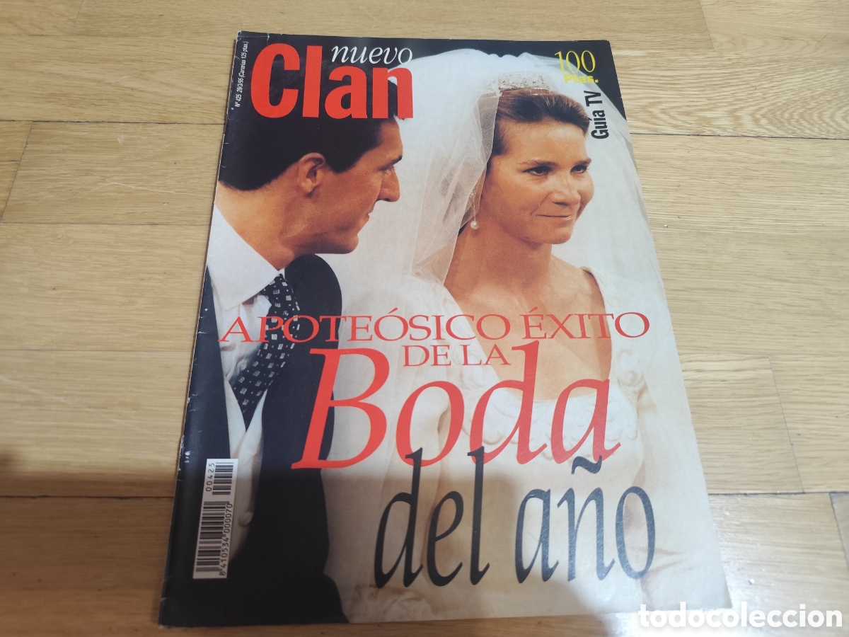 Coleccionismo de revistas y peri&oacute;dicos: Nuevo clan 1995 Boda real infanta Elena Madonna Ana Obreg&oacute;n Janet y Michael Jackson